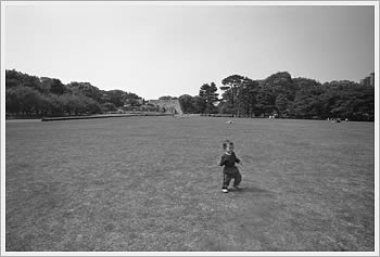 Honmaru, Imperial East Garden, Tokyo, May 8, 2004: click for larger pic
