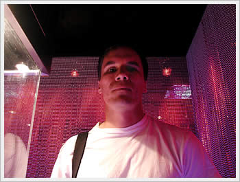 My brother Kimo, Starling Gear, Daikanyama, Tokyo, May 2, 2003: click for larger image